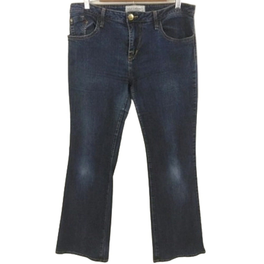 PHAT Fashion Silver Label Medium Dark Streetwear Cotton Mix Bootcut Jeans